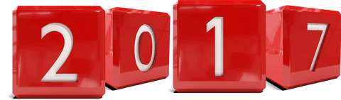 Red Transparent Cubes Displaying 2017 for New Year Celebration - Download Free Stock Videos Pikwizard.com
