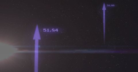 arrows indicating navigation in cosmic starfield galaxy - Download Free Stock Images Pikwizard.com