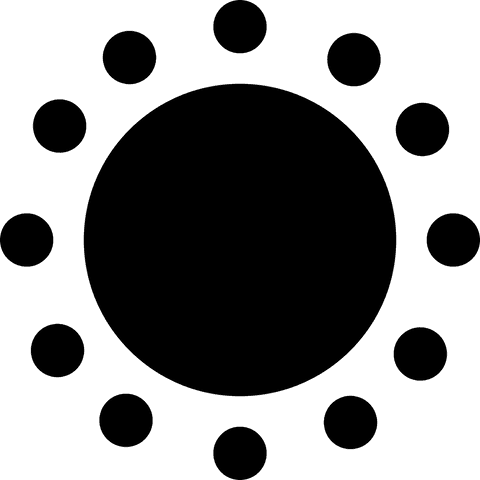 abstract black circles design on transparent background - Download Free Stock Videos Pikwizard.com