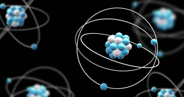 Scientific Models of Atoms with Electrons Orbiting Nucleus - Download Free Stock Images Pikwizard.com