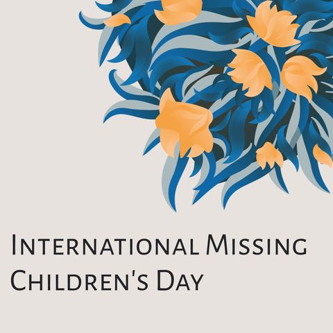 international missing children's day awareness poster - Download Free Stock Templates Pikwizard.com