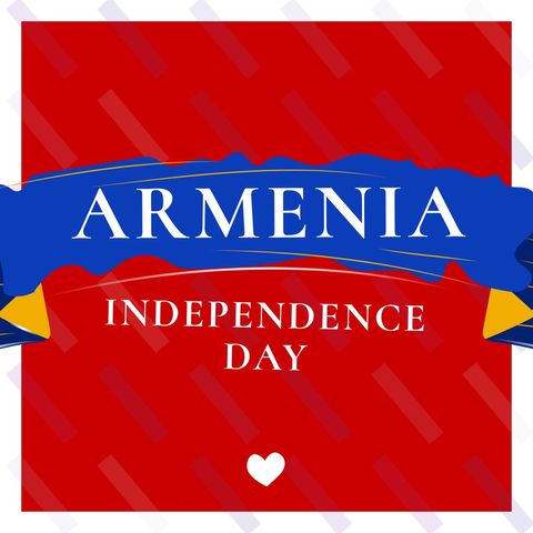 armenia independence day celebration graphic design - Download Free Stock Templates Pikwizard.com