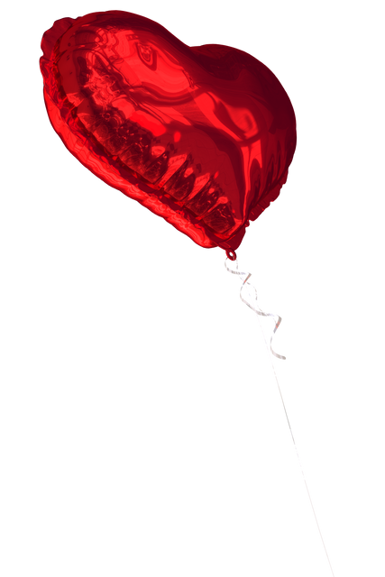 Shiny Red Heart-Shaped Balloon on Transparent Background - Download Free Stock Videos Pikwizard.com