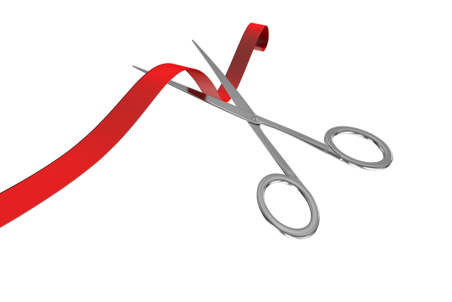 Transparent Red Ribbon Cut by Scissors for Grand Opening - Download Free Stock Videos Pikwizard.com