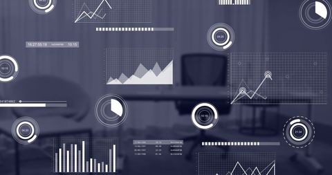 Financial Data Analytics and Digital Interface Concepts - Download Free Stock Images Pikwizard.com