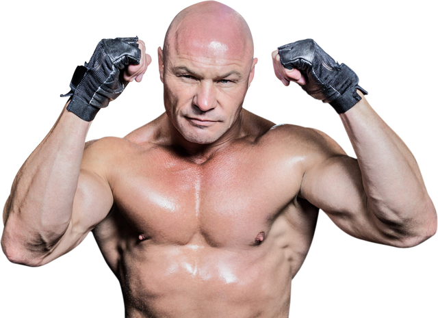 Bald Man Showing Off Sculpted Muscles in Transparent Background - Download Free Stock Videos Pikwizard.com