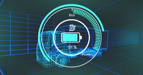 futuristic digital car interface with 3d model visualization - Download Free Stock Images Pikwizard.com