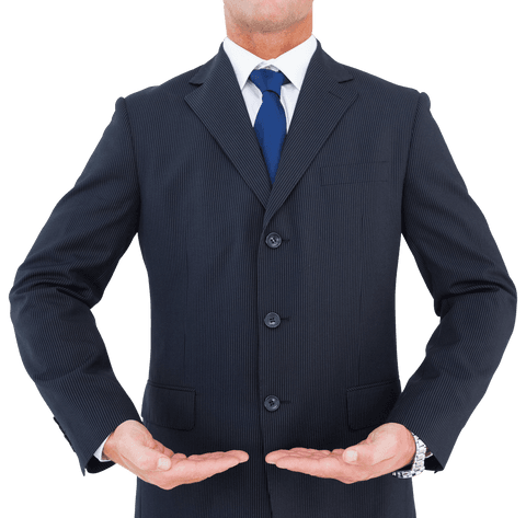 businessman using holographic interface on transparent background - Download Free Stock Videos Pikwizard.com