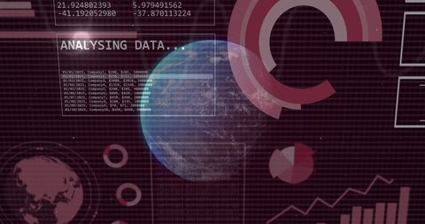 Global financial data analytics visualization