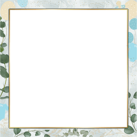 luxury invitation card design with gold trim and eucalyptus transparent png - Download Free Stock Videos Pikwizard.com