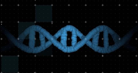 Futuristic Digital Interface with DNA Strand Visualization - Download Free Stock Images Pikwizard.com