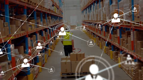 Digital Network Interface in Warehouse Distribution Operations