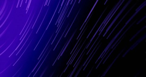 Futuristic Blue Technology Lines on Black Background