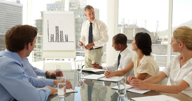 Business Executives Discussing Together During Meeting - Download Free Stock Images Pikwizard.com