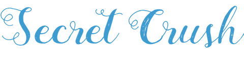 Decorative Blue Script Secret Crush Text on Transparent Background - Download Free Stock Videos Pikwizard.com