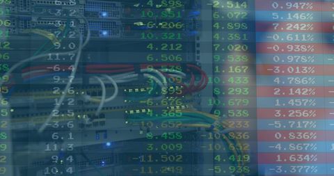 Digital Finance Intersection with Technology in Server Room - Download Free Stock Images Pikwizard.com