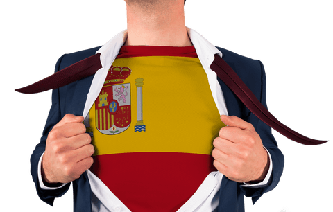 Spain Flag Superhero Concept on Transparent Background - Download Free Stock Videos Pikwizard.com