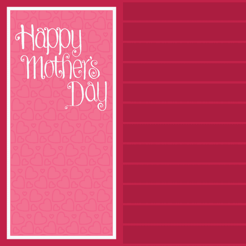 elegant mother's day transparent card design vector - Download Free Stock Videos Pikwizard.com