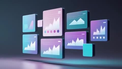 Dynamic 3D Visualization of Digital Charts with Futuristic Design