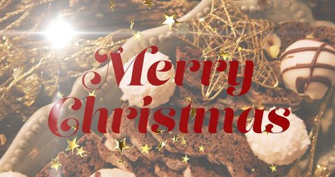 Traditional Festive Christmas Greeting Card with Decoration - Download Free Stock Images Pikwizard.com