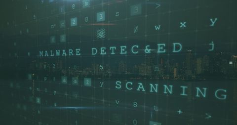 Cybersecurity Concept with Malware Detection Interface - Download Free Stock Images Pikwizard.com