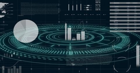 Digital Interface Displaying Financial Data and Analytics - Download Free Stock Images Pikwizard.com