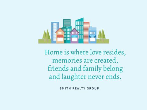 Colorful Skyline Quote about Home and Family Bonds - Download Free Stock Templates Pikwizard.com