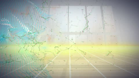 Abstract Network Connections on Gridded Digital Terrain