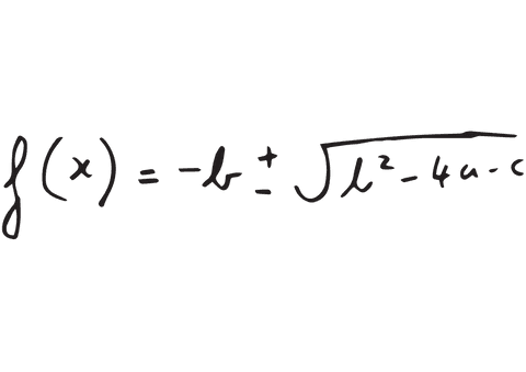 quadratic formula handwritten transparent background - Download Free Stock Videos Pikwizard.com
