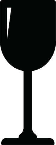 Black Silhouette Wine Glass Icon on Transparent Background - Download Free Stock Videos Pikwizard.com