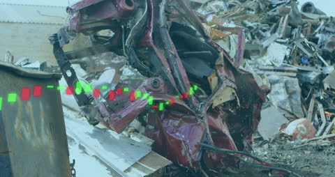 Digital Overlay of Financial Data on Landfill