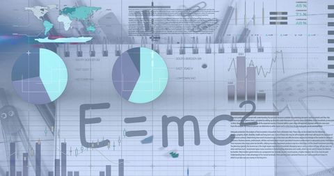 Global Financial Data and Mathematical Integration Concept - Download Free Stock Images Pikwizard.com