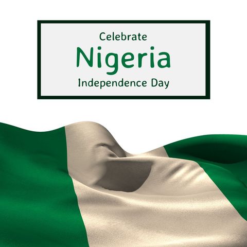Nigeria Independence Day Flag Illustration - Download Free Stock Templates Pikwizard.com