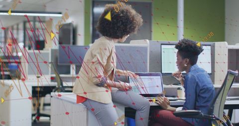 Collaborative Workspace with Data Visualization Discussion