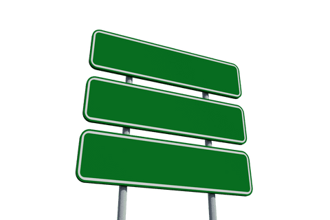 Green Road Sign Mockup on Transparent Background for Custom Text - Download Free Stock Videos Pikwizard.com
