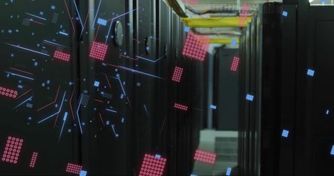 Digital Data Processing with Computer Servers and Circuit Pathways