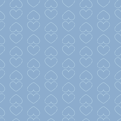 Blue Pattern of Repeated Hearts on Transparent Background - Download Free Stock Videos Pikwizard.com