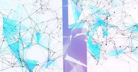 Abstract Geometric Network Background Featuring Blue and White Shapes - Download Free Stock Images Pikwizard.com