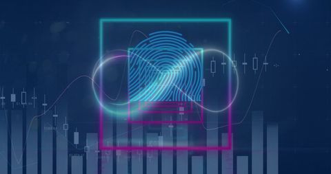 neon infinity symbol over financial graph on digital screen - Download Free Stock Images Pikwizard.com