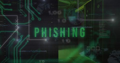 Phishing Alert Concept with Data Streams in Server Room - Download Free Stock Images Pikwizard.com