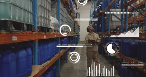 Digital transformation in industrial warehouse operations