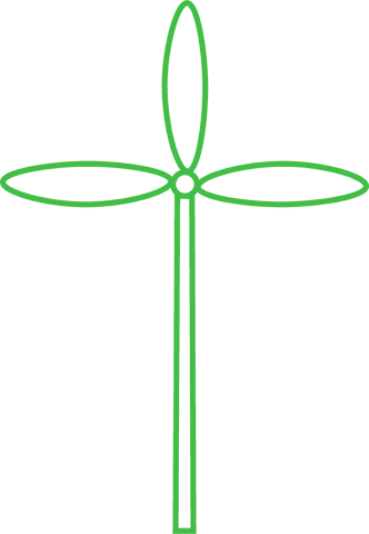 transparent green wind turbine illustration for ecology designs - Download Free Stock Videos Pikwizard.com
