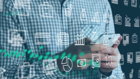 Digital Data Processing with Interactive Elements on Smartphone