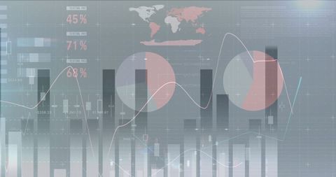 Abstract Financial Data with Global Business Interface Concept - Download Free Stock Images Pikwizard.com