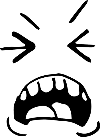 angry face emoticon on transparent background - Download Free Stock Videos Pikwizard.com
