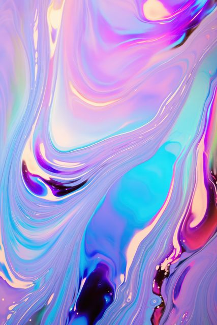 Abstract vibrant fluid art showcasing swirls of purple, pink, and blue colors. Perfect for modern decor, web backgrounds, product designs, and creative projects. Ideal for adding a splash of color to digital art and visuals.