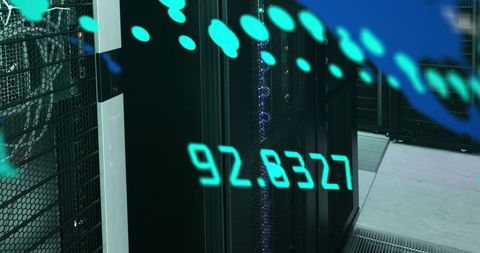 Digital Data Processing in Global Network Server - Download Free Stock Images Pikwizard.com