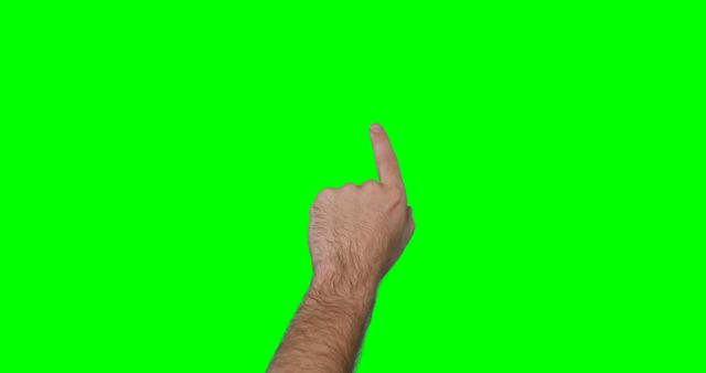 Hand Pointing Up with Green Background - Download Free Stock Images Pikwizard.com