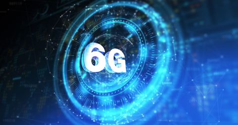 6G Technology Digital Interface in Futuristic Blue Sphere - Download Free Stock Images Pikwizard.com