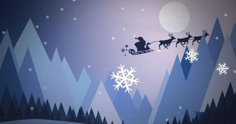 Magical Night Journey with Santa Claus and Reindeer
